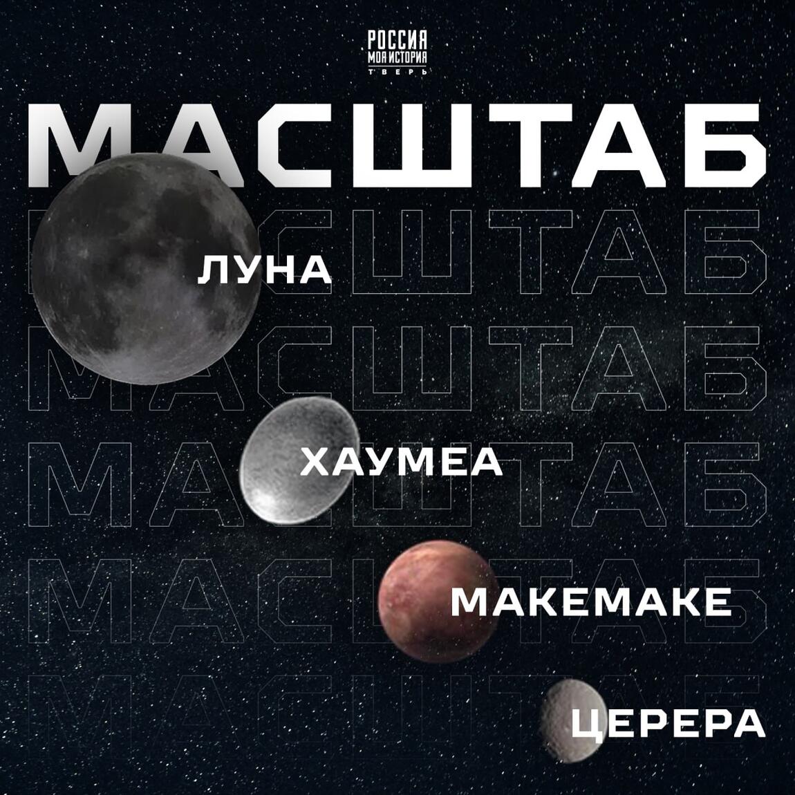 Три загадочные карликовые планеты: Церера, Макемаке и Хаумеа