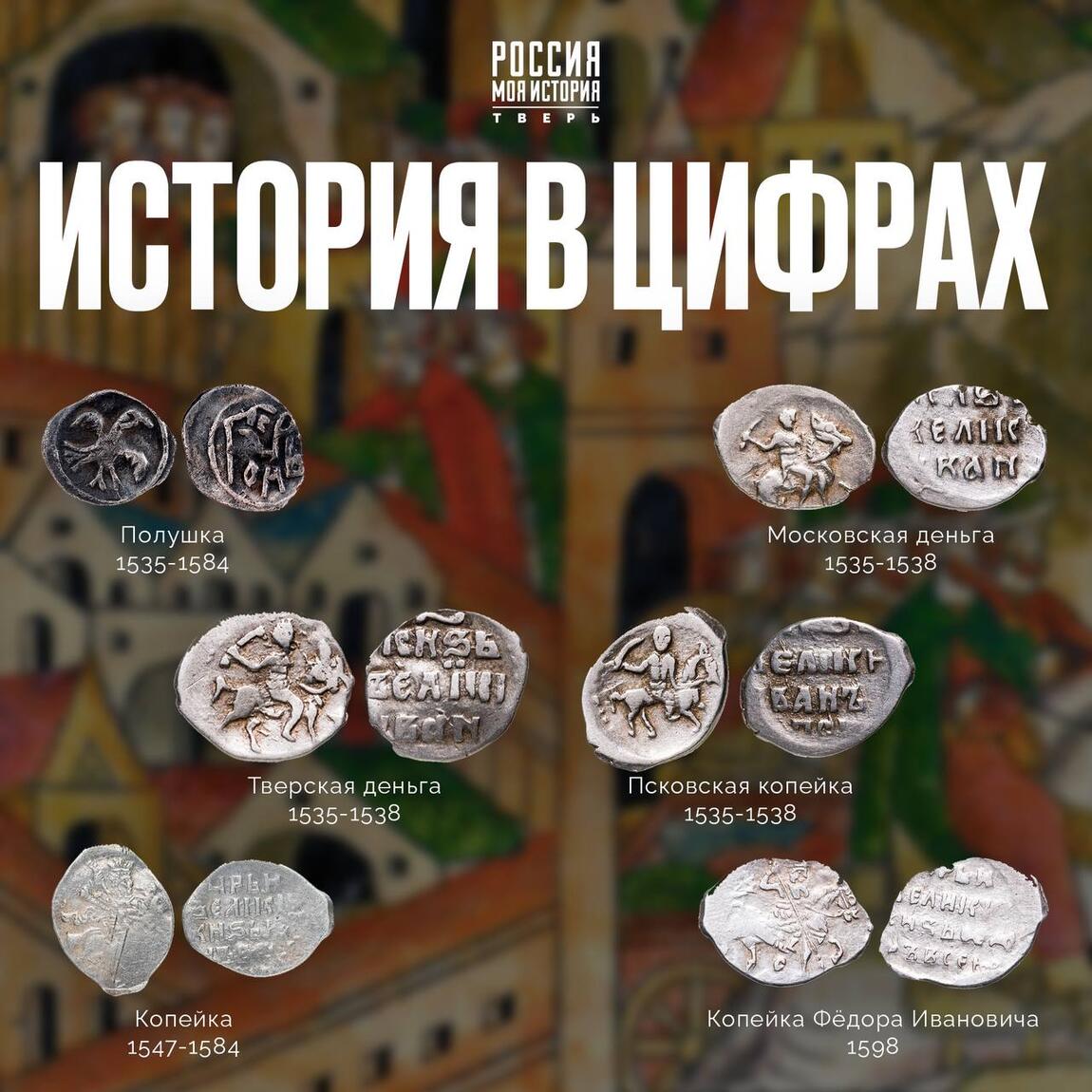 На что были похожи монеты в конце эпохи Рюриковичей