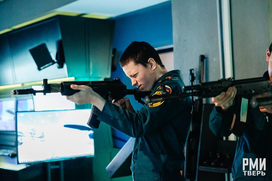 Показали, как проходят занятия в интерактивном тире