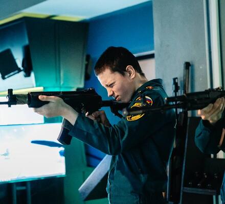 Показали, как проходят занятия в интерактивном тире